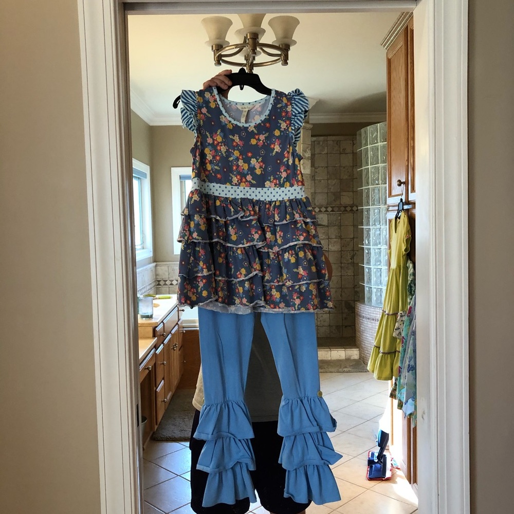 Matilda Jane shirt and leggings